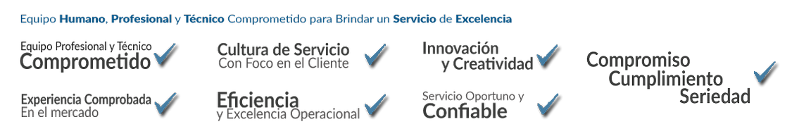 nuestra mision Equipo Humano, profesiona y tecnico para brindar servicio de excelencia