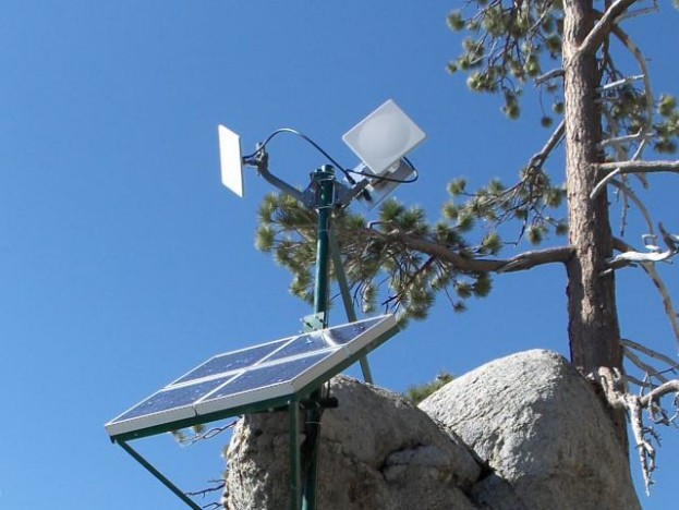 enlace inalambrico wireless panel solar